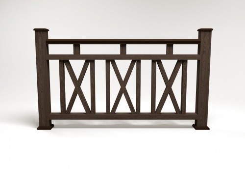 Ограждение из ДПК FG3 венге купить в Красном Холме