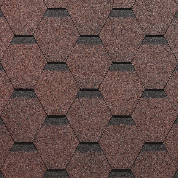 Гибкая черепица Docke, коллекция Сота – Красный купить в Красном Холме