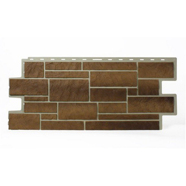 Цокольный сайдинг Tecos ImaBel “Камень” – Янтарь №705 купить в Красном Холме