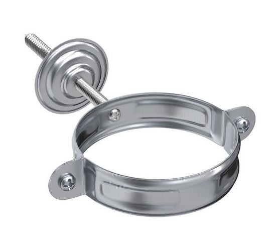 Водосток Aquasistem, Система 125x90 - Хомут для крепления трубы оцинковка купить в Красном Холме