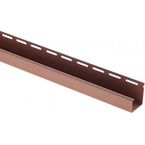 J-профиль Люкс Крашенный, T-15, ВН, Красно-коричневый купить в Красном Холме