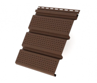 Софит со сплошной перфорацией, коричневый купить в Красном Холме