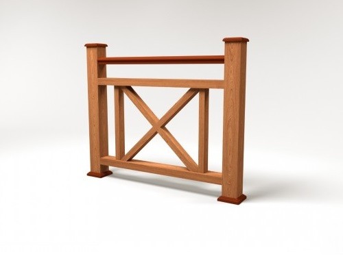 Ограждение из ДПК FG2 терракот купить в Красном Холме