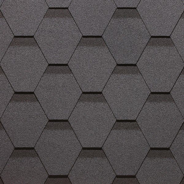 Гибкая черепица Docke, коллекция Сота – Серый купить в Красном Холме