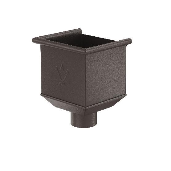 Водосток Aquasistem, Система 150/100 - Водосборная воронка RR 32 Тёмно-коричневый matt купить в Красном Холме