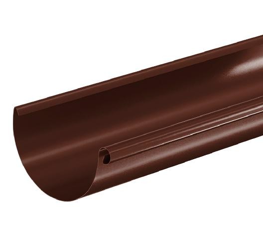 Водосток Aquasistem, система 125x90 - Водосточный желоб 3.00м RAL 8017 Коричневый купить в Красном Холме