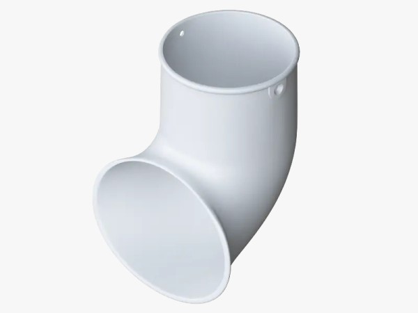 Водосток Альта-Профиль ПВХ – Слив трубы (белый) купить в Красном Холме