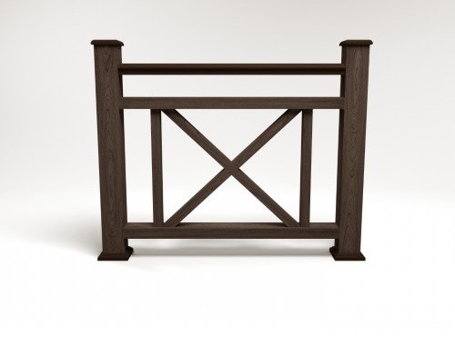 Ограждение из ДПК FG2 венге купить в Красном Холме