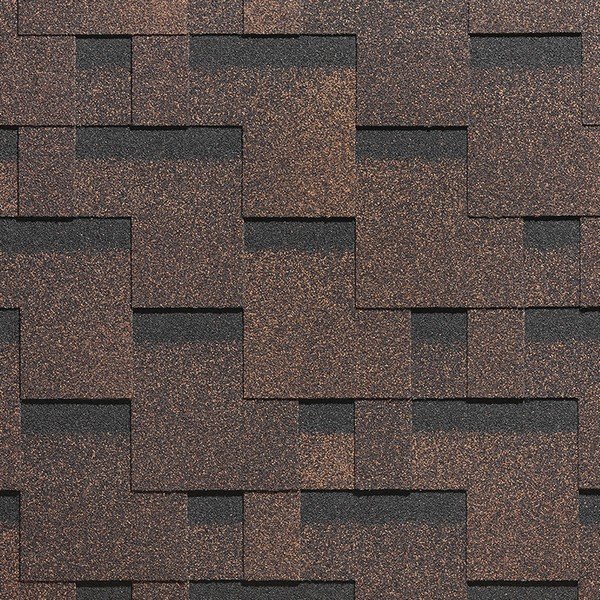 Гибкая черепица Docke, коллекция Тетрис – Коричневый купить в Красном Холме