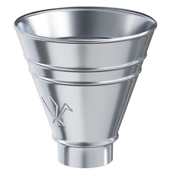 Водосток Aquasistem, Система 150/100 - Воронка водосборная круглая оцинковка купить в Красном Холме