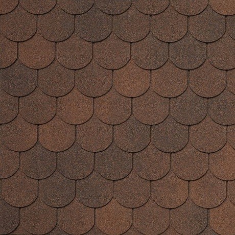 Гибкая черепица Tegola ASSISI marrone 434 купить в Красном Холме