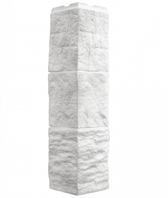 Угол наружный FineBer Блок, Молочно-белый