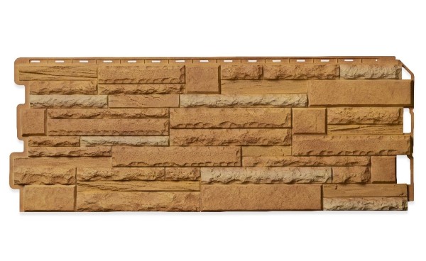 Фасадная панель Цокольный сайдинг Альта профиль Скалистый камень Памир Комби купить в Красном Холме
