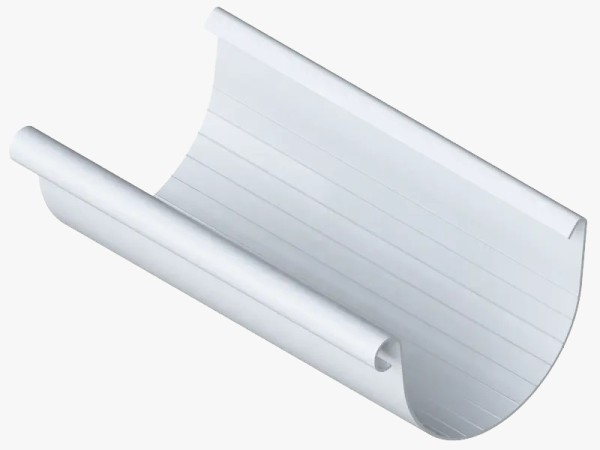 Водосток Альта-Профиль ПВХ – Желоб водосточный 3м (белый) купить в Красном Холме