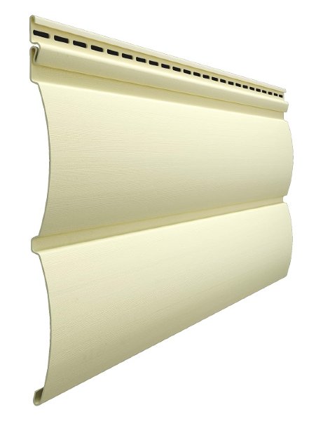 Виниловый сайдинг docke (дёке) - blockhaus D4,7T ( под бревно), банан купить в Красном Холме