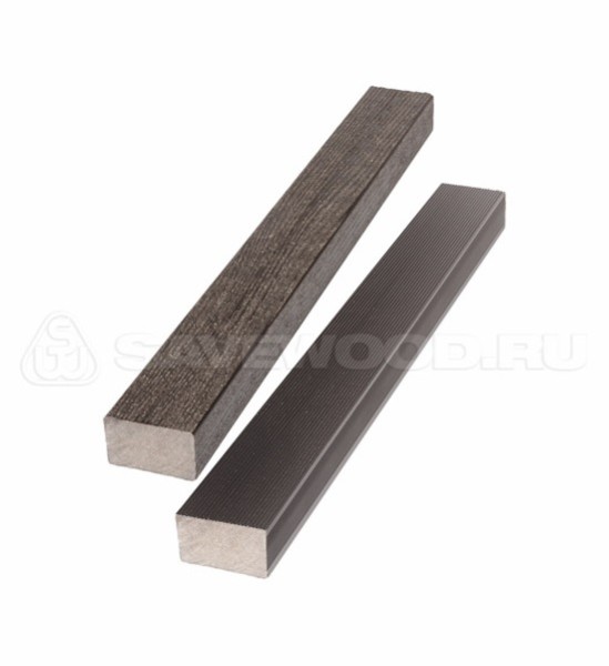 Брус лавочный ДПК полнотелый Savewood тёмно-коричневый купить в Красном Холме