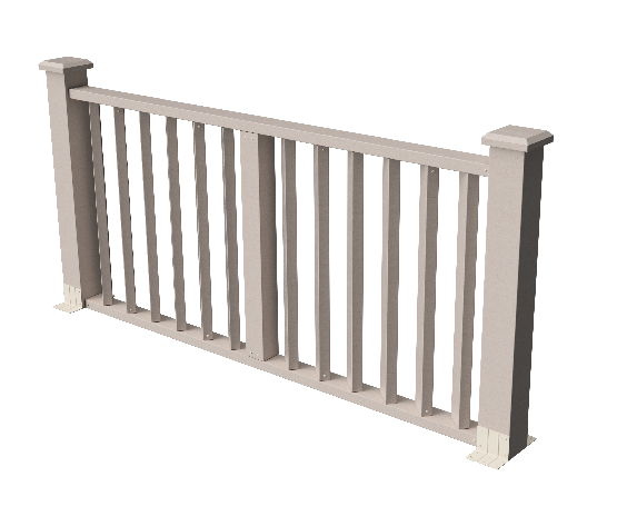 Ограждения декоративное ДПК GRINDERDECO Бруклин выбеленый дуб купить в Красном Холме