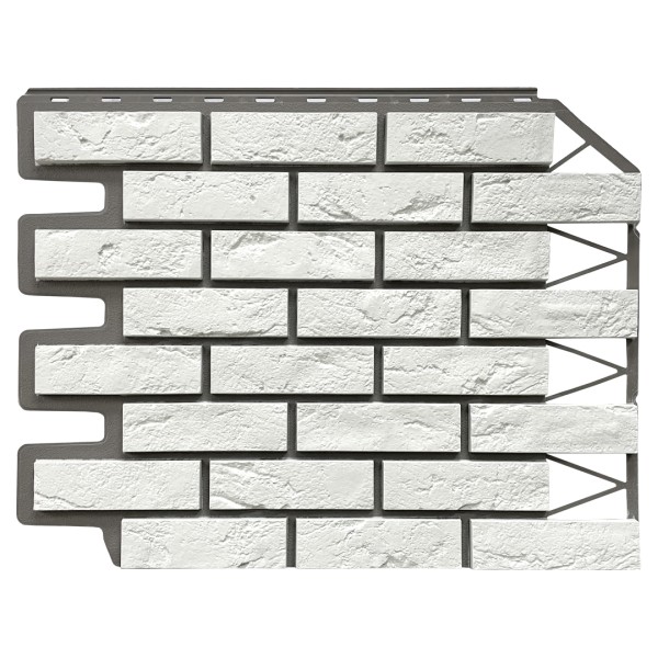 Фасадная панель FineBer, Кирпич Баварский, Белый купить в Красном Холме