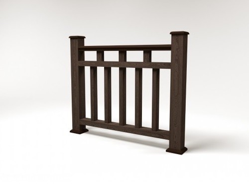 Ограждение из ДПК FG1 венге купить в Красном Холме