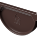 Заглушка желоба D125 Döcke STAL PREMIUM Шоколад, (RAL 8019) купить в Красном Холме