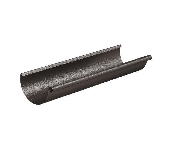 Водосток Aquasistem, Система 150/100 - Водосточный желоб 3.00м RR 32 Тёмно-коричневый matt купить в Красном Холме