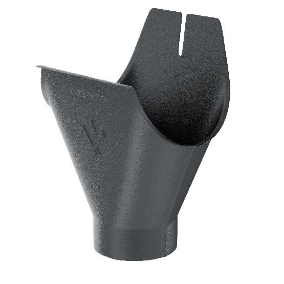 Водосток Aquasistem, Система 125/90 - Воронка желоба RR 23 Маренго matt купить в Красном Холме