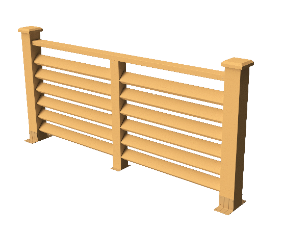 Ограждения декоративное ДПК GRINDERDECO Босфор песчаник купить в Красном Холме