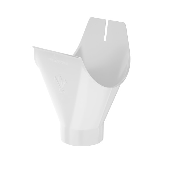 Водосток Aquasistem, система 150/100 - Воронка желоба RAL 9003 Белый купить в Красном Холме