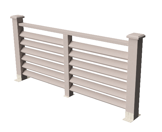 Ограждения декоративное ДПК GRINDERDECO Босфор выбеленый дуб купить в Красном Холме