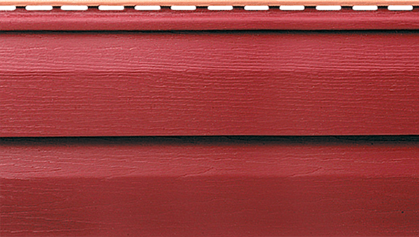 Виниловый сайдинг Канада плюс премиум, красный купить в Красном Холме