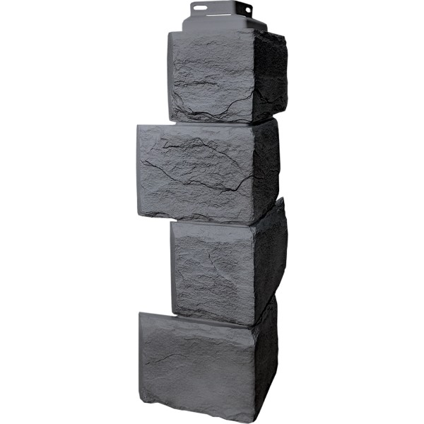 Цокольный сайдинг FineBer – Серия “Камень природный”, Угол наружный Кварцевый купить в Красном Холме