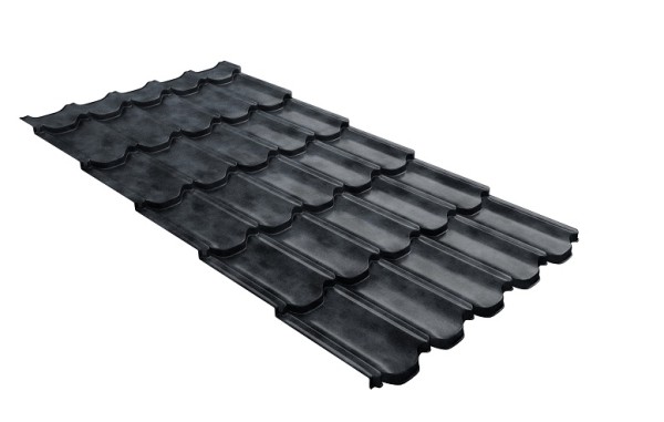 Металлочерепица квинта плюс с 3D резом 0,45 Safari Grey купить в Красном Холме