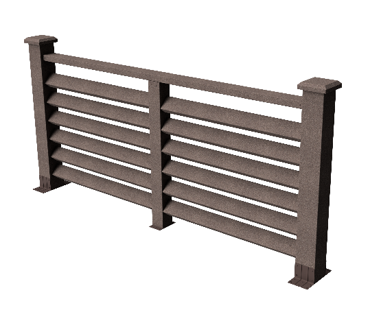 Ограждения декоративное ДПК GRINDERDECO Босфор венге купить в Красном Холме