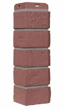 Угол Grand Line состаренный кирпич Элит корица (махагон), ШОВ темно-бежевый купить в Красном Холме