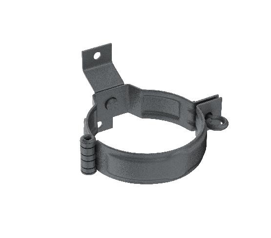 Водосток Aquasistem, Система 125/90 - Декоративный хомут трубы под дерево с комплектом крепления RR 23 Маренго matt купить в Красном Холме