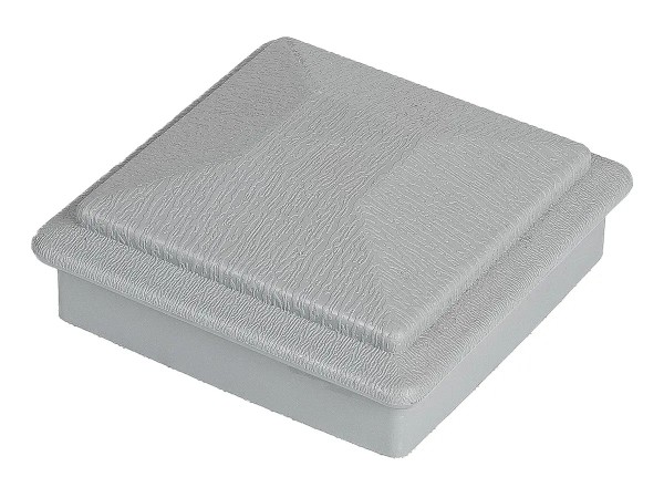 Крышка верхняя фигурная ПВХ для столба Deckart 100х100 Серый купить в Красном Холме