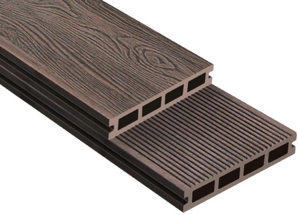 Террасная доска ДПК Outdoor 3D NEVADA/Вельвет коричневая микс купить в Красном Холме