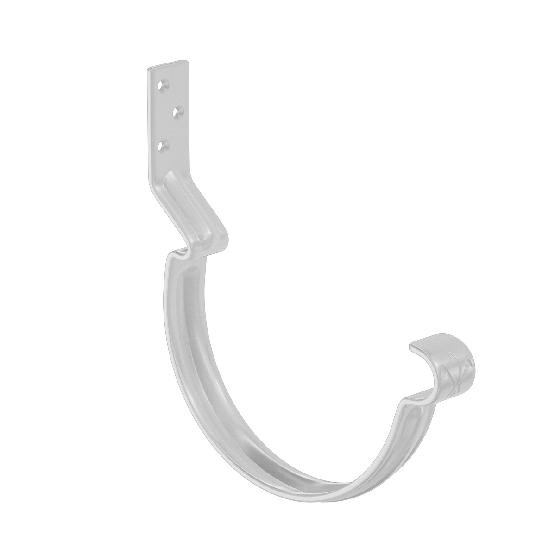 Водосток Aquasistem, система 150x100 - Крюк крепления желоба короткий RR 20 Мраморно-белый купить в Красном Холме