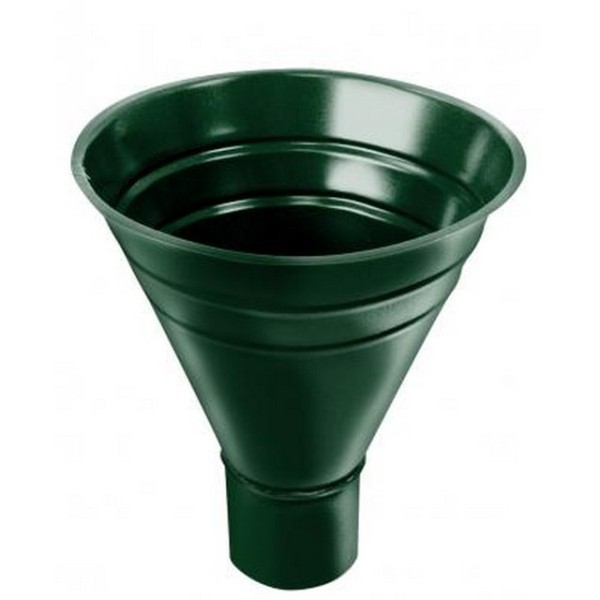 Водосток Grand Line 125x90 – Воронка водосборная RAL 6005 купить в Красном Холме