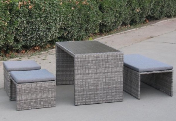 Диван-Трансформер AFINA плетеный из иск. ротанга S330G-W78 Grey купить в Красном Холме