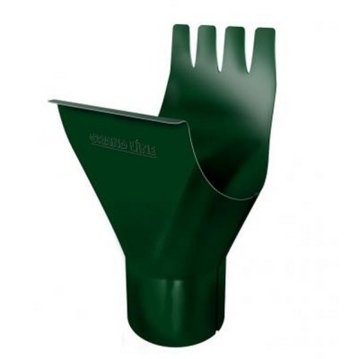 Водосток Grand Line 125x90 – Воронка желоба RAL 6005