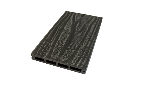Террасная доская ДПК NanoWood Nature 3D (20мм) пустотелая Графит купить в Красном Холме