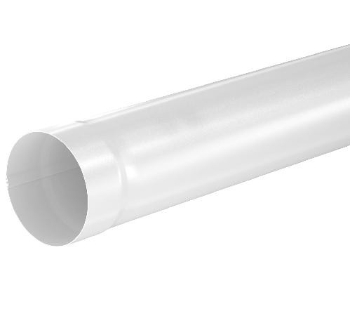 Водосток Aquasistem, система 150x100 - Труба водосточная 3.00м RR 20 Мраморно-белый купить в Красном Холме