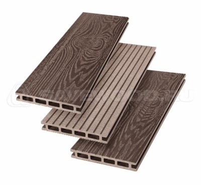 Террасная доска из ДПК SW Carpinus (T) — двухсторонняя терракотовый