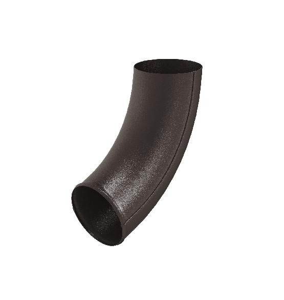 Водосток Aquasistem, Система 150/100 - Отвод трубы RR 32 Тёмно-коричневый matt купить в Красном Холме