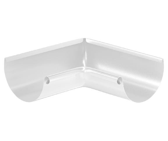 Водосток Aquasistem, система 150x100 - Угол желоба, внутренний 90° RR 20 Мраморно-белый купить в Красном Холме