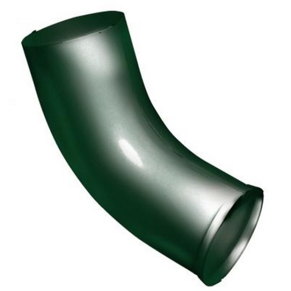 Водосток Grand Line 125x90 – Колено сливное RAL 6005 купить в Красном Холме