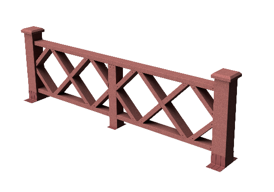 Ограждения декоративное ДПК GRINDERDECO  Миллениум мербау купить в Красном Холме