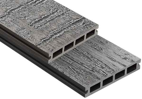 Террасная доска ДПК Outdoor 3D VIRGINIA/COLORADO темно-серая купить в Красном Холме