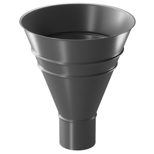 Воронка водосборная Döcke STAL PREMIUM, Графит купить в Красном Холме